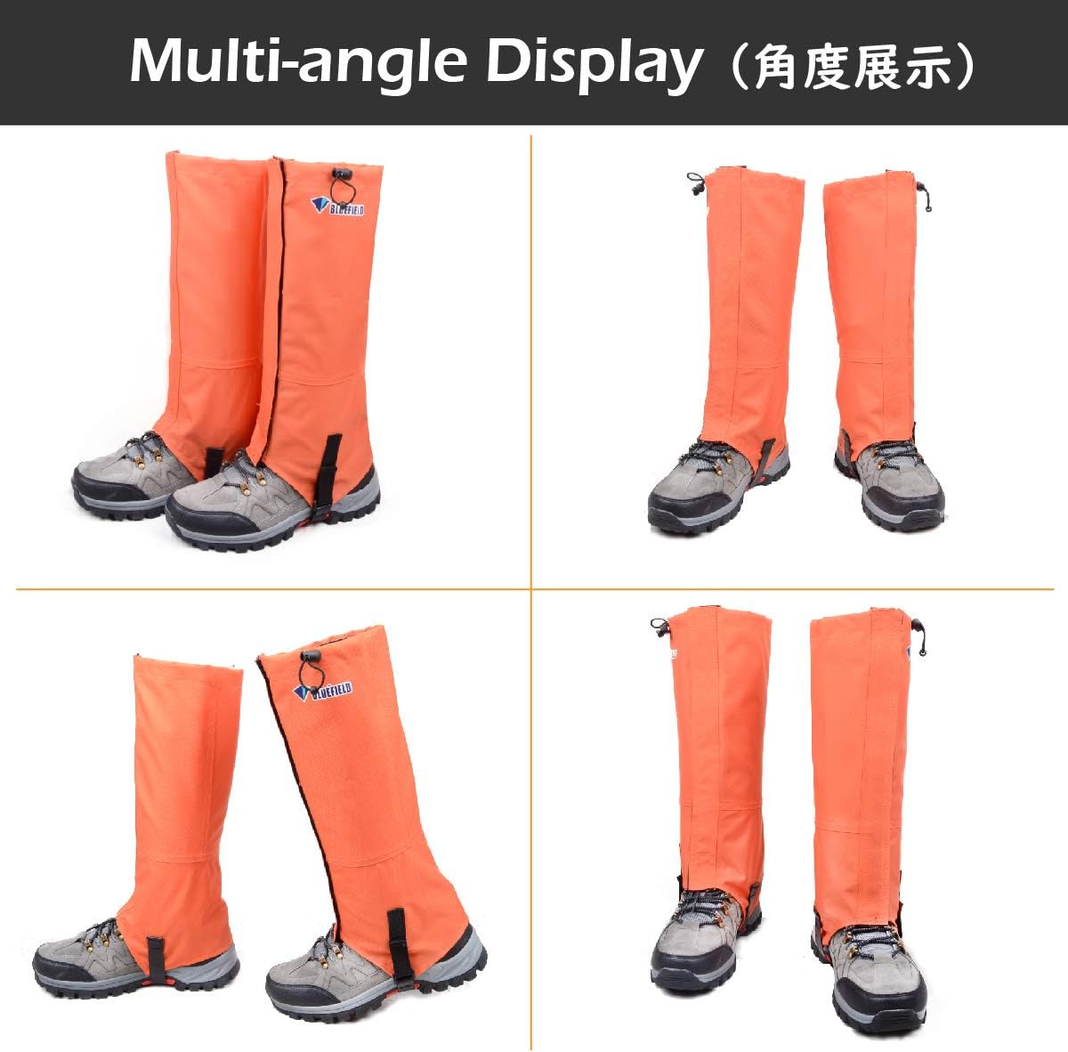 TRIWONDER Gators for Hiking Gaiters Waterproof Shoe Gaiters Rain Snow Boot Gators Men Women Outdoor Running Walking Climbing Hunting Backpacking Snowshoeing Lightweight Ankle Leg Gaiters (1 Pair): Sports & Outdoors
