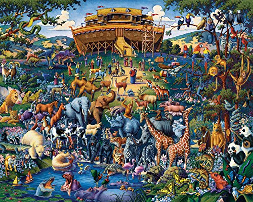 Dowdle Folk Art Puzzles - Noah's Ark Puzzle, 500 Pieces