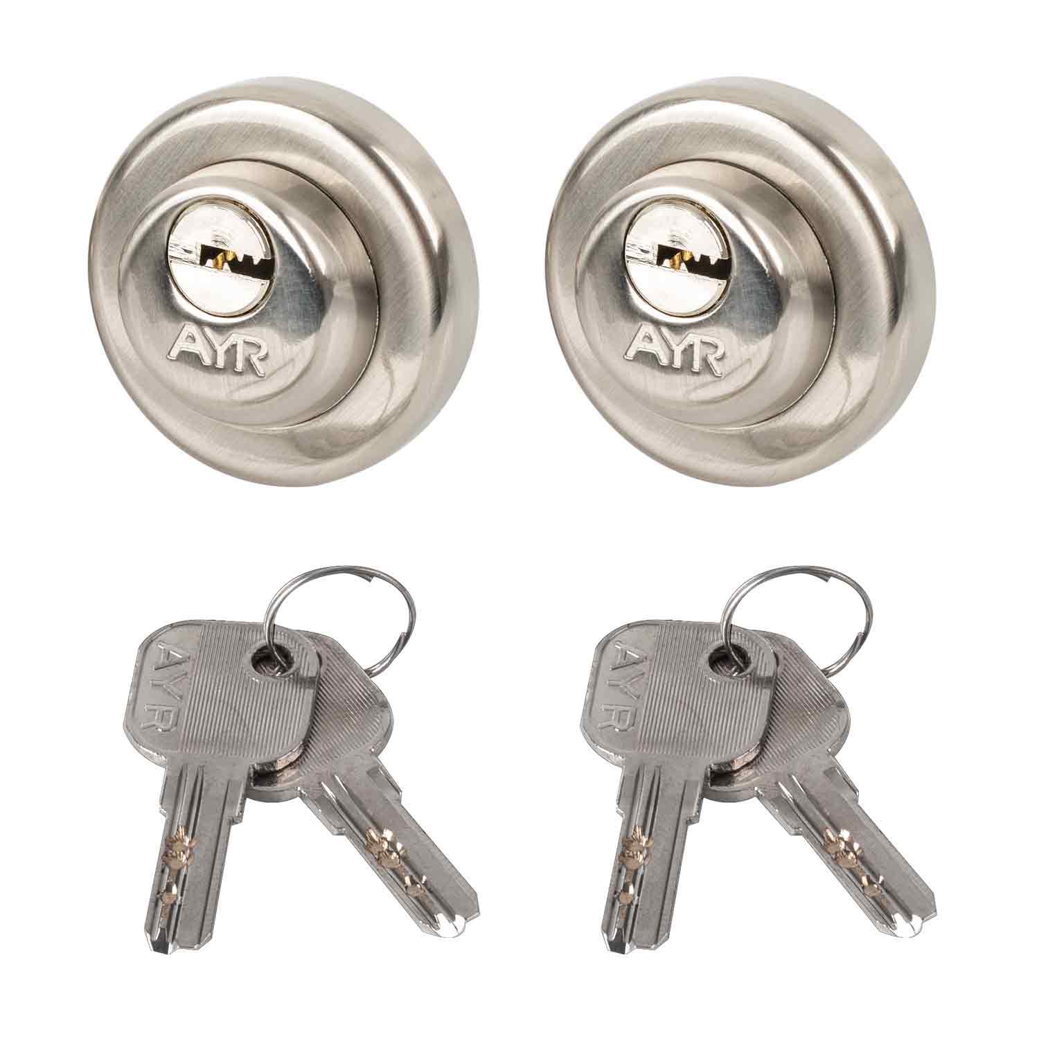 AYR 103-37CC NIQUEL Double Cylinder, 0