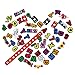 XHAOYEAHX Pack of 50 Shoe Charms of Letters Alphabet Numbers Love Kiss Words Fits for Croc Shoes & Wristband Bracelet + 4Pcs Shoe Lace Adapter + 1Pcs 7.08in Silicone Bracelet Bands
