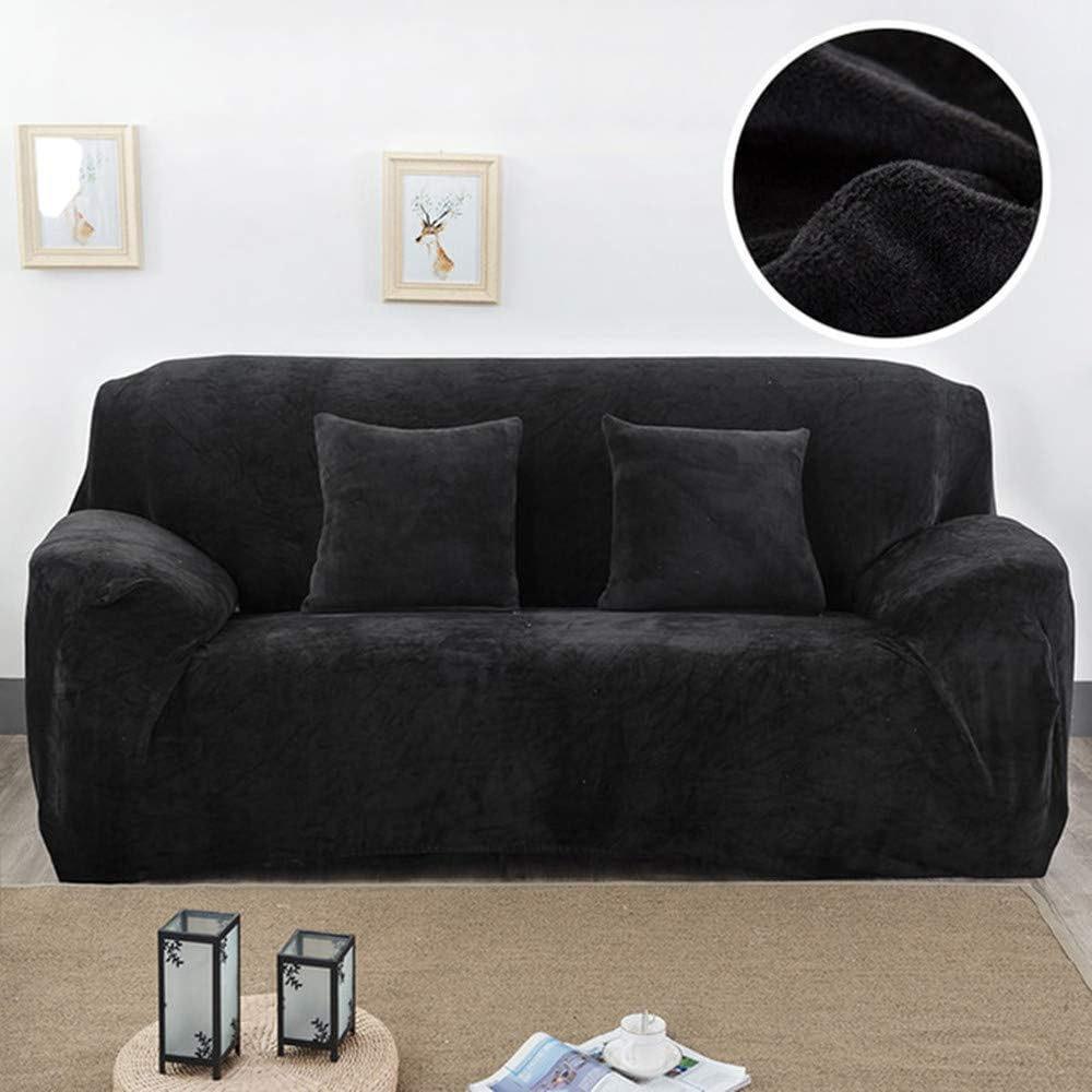 Amazon Com Silverfish Home Modern Velvet Plush Stretch Sofa