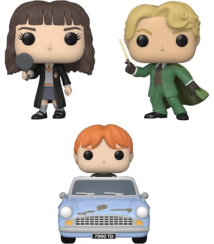 Funko Harry Potter POP Ginny, Fred George Weasley Exclusive Vinyl Figure 3 Pack Quidditch World Cup
