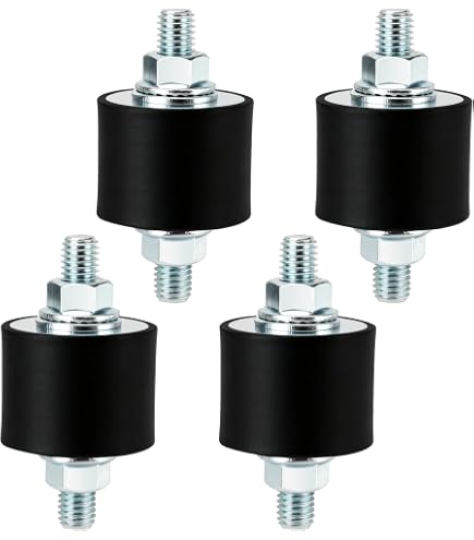 Amazon.com: Anti-Vibration Rubber Isolator Mounts with Studs Shock  Absorber, M8 : Industrial & Scientific