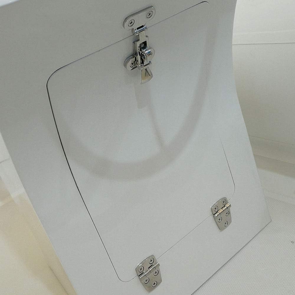 POFET 2PCS Boat Stainless Steel Door Hinge,Ecurity Door Clasp Hasp Lock Latch Hinges Marine for Yacht/RV(38 * 102mm) - Image 4