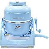 WonderWash Portable Washing Machine for Apartment &amp; Tiny Spaces - Manual Hand Clothes Washer with Retro Design - Clean Laundry Anywhere with Our Countertop, Non-Electric, Small Washer - Blue