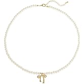 Sonateomber Gold Pearl Layered Choker Strand Necklaces for Women, Simple Dainty Long Faux Pearls Chain Wedding Bridal Jewelry Gifts