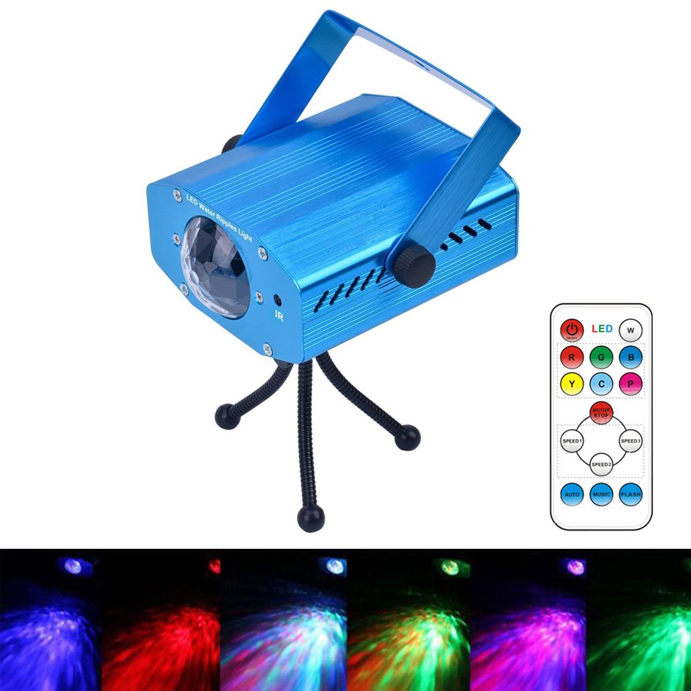 Buy EAAGD Party Strobe Lights, 7 color Ocean Wave Projector Stage