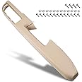 80995 Front Right Passenger Side Armrest Repair Fit for Chevrolet Chevy Silverado Suburban Tahoe Avalanche For GMC Sierra Yukon 2010-2014 with Door Release Handle Above Armrest GM# 84127280, Tan, 27In