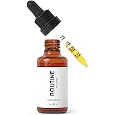 Routine Wellness Hair Treatment Serum for Thinning Hair - Plant-Based Rosemary, Tea Tree & Argan Oils Blend for Strength, Shine & Softer Hair - Clean Ingredients, All Hair Types - 30ml | Thickness, Men & Women