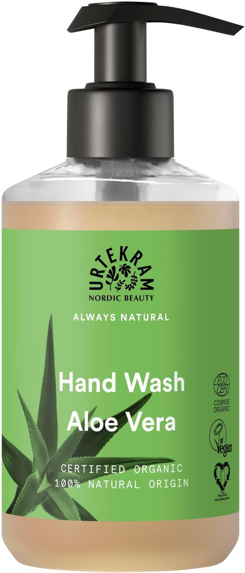 Urtekram Liquid Hand Soap Aloe Vera Orange Fragrance Moisturizing 380ml