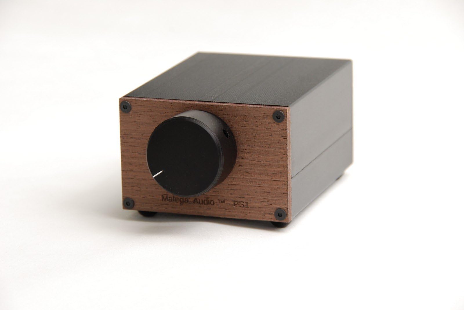 Passive Pre-Amplifier – PS1™ Professional Stepped Attenuator - Silver Design (Teak)