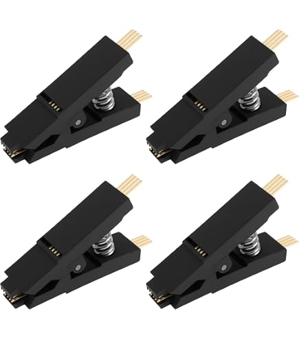 Clip Test SOIC8 / SOP8 - Pour Programmation EEPROM - Compatible Avec 25, 24C, 93C - OTOTEC