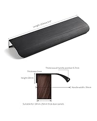 BaiNong 5 Pack 6 inch Self Adhesive Cabinet Pulls