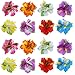 BBTO 24 Pieces Flower Hair Clips Multicolor Hawaiian Hibiscus Flower Hair Accessories for Girls Women Beach Wedding Party Supplies