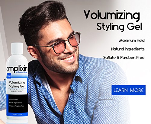 Buy Amplixin Volumizing Styling Hair Gel With Caffeine Organic