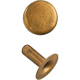 Tandy Leather Rapid Rivets Medium Antique Brass Plate 100/pk 1273-15