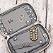 ELLIS JAMES DESIGNS Jewelry Travel Organizer Elegant Pouch with Quilted Exterior and Padded Bag for Protection - Keeps Your Earrings, Necklaces and Other Treasures Neat and Secure – Cream