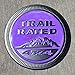 zorratin Metal Trail Rated 4x4 Round Emblem Badge Decal for Jeep Wrangler Unlimited JK Cherookee Rubicon Liberty Patriot Latitude