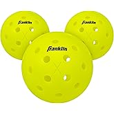 Franklin Sports Outdoor Pickleballs - X-40 Pickleball Balls - USA Pickleball (USAPA) Approved - Official US Open Ball - 3, 12
