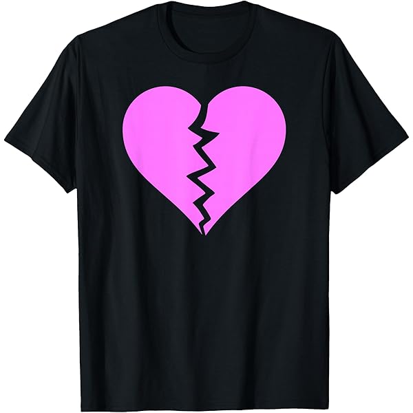 Amazon.com: Heartbreak Broken Heart Graphic Print Chic Stylish