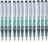 PILOT V Pen Disposable Fountain Pen Green Box of 12