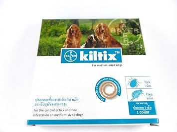 Kiltix Tick Flea Infestation Dog Collar (5 Months, Medium)