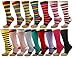 Mysocks Funky Colourful Bright Cotton Toeless Socks