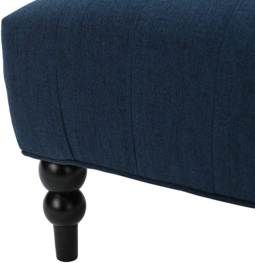Christopher Knight Home Toddman High-Back Fabric Club Chair, Dark Blue: Furniture & Decor