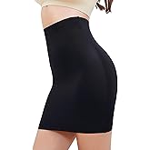 MISS MOLY Seamless Slips for Women Under Dress High Waist Shapewear Dresses Tummy Control Skirt Body Shaping Smoother