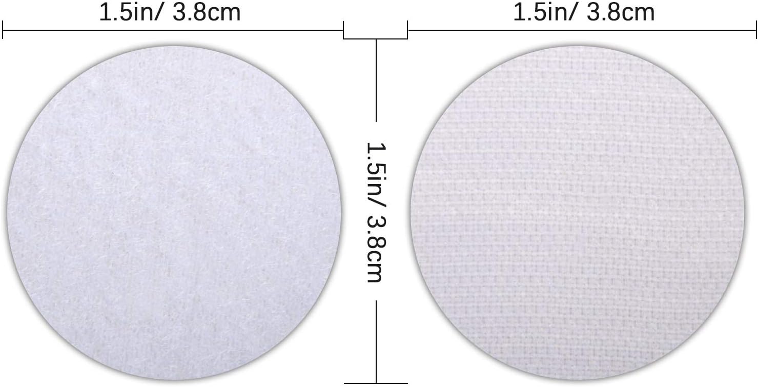 BRAVESHINE 12 Pack Round 38mm Double Sided Sticky Tape, Heavy Duty Sticky Adhesive Pads - Image 3