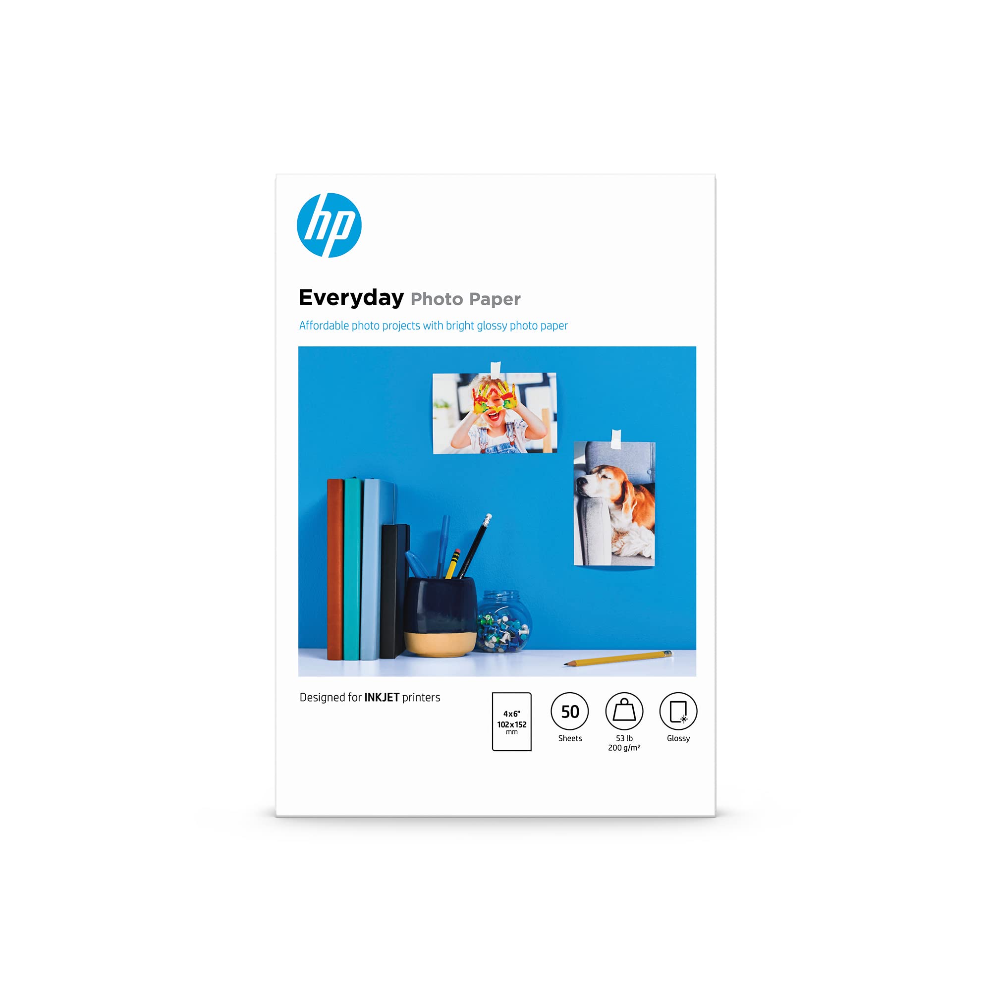Photo 1 of ***MISSING PARTS***
HP Everyday Photo Paper, Glossy, 4x6 in, 50 sheets (CR758A)