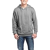 Delta Apparel Men's Ring Spun Adult Regular Fit Fleece Hoodie