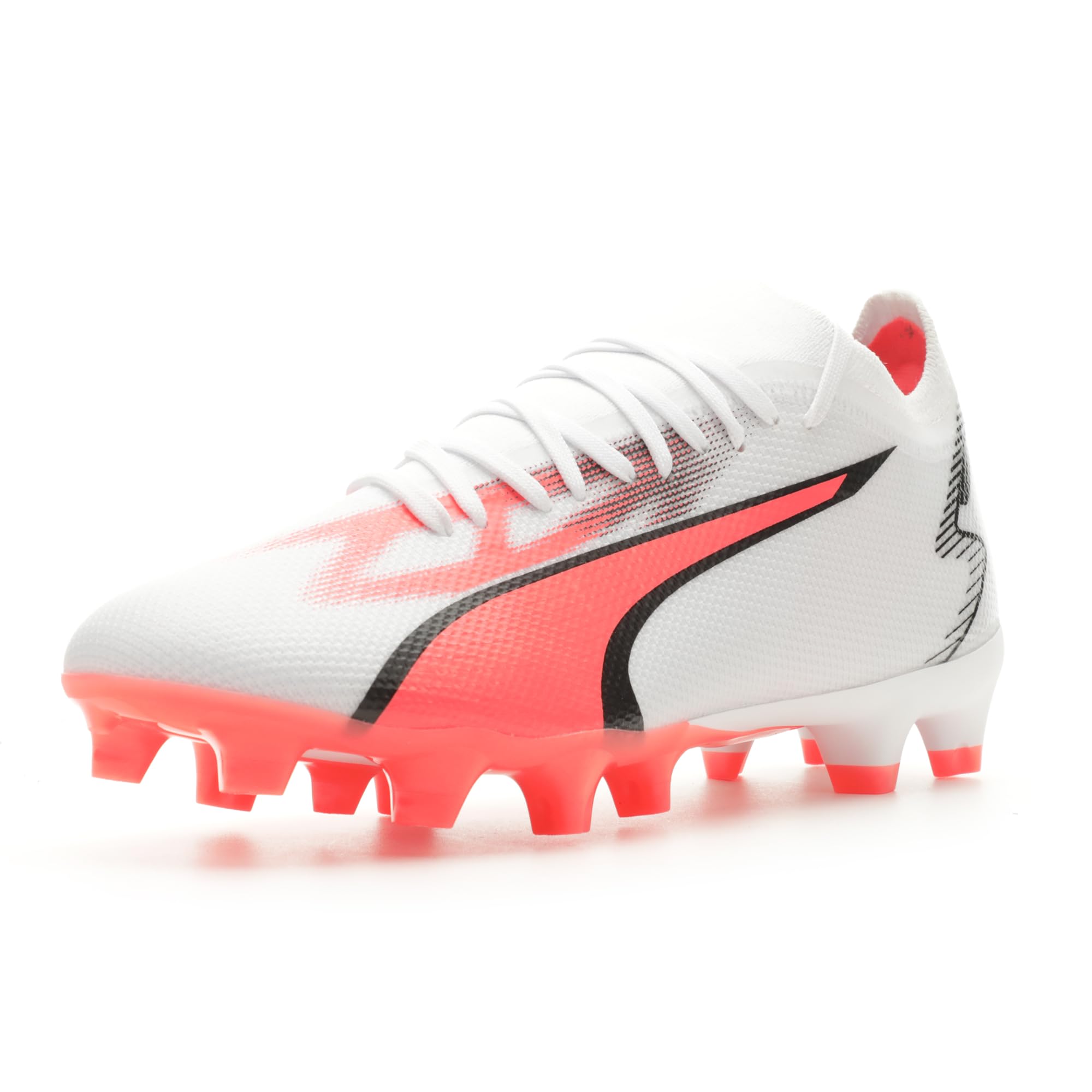 Photo 1 of * heavily used *
PUMA Women's ULTRA MATCH FIRM GROUND/ARTIFICIAL GROUND Soccer Cleat, PUMA White-PUMA Black-Fire Orchid, 8