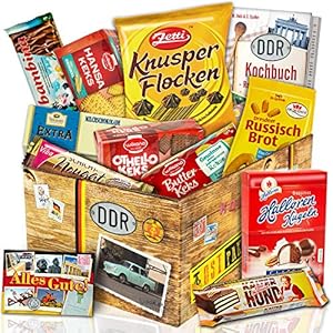 DDR Keks Box mit DDR Waren – Geschenkset DDR mit Kultprodukten