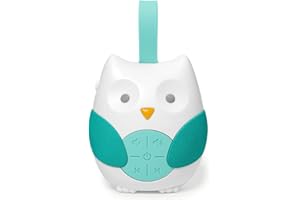 SKIP HOP Skidaddle Portable Adorable Owl Friend Baby Soother, Plays 4 Melodies & Nature Sounds