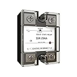 MAKERELE SSR-25AA Solid State Relay Input 80-280V