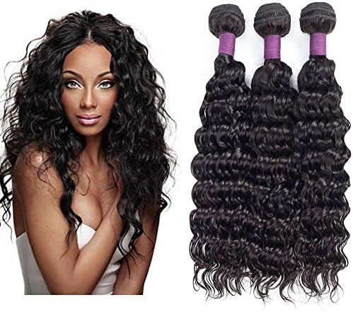 Shengmeiyuan Beauty Hair 3Bundles Good Quality 100% Unprocessed Peruvian Deep Curly Virgin Hair Multiple Choice 8-30inch Grade 9A Virgin Peruvian Human Hair Weave Extensions Bundles(22 22 22inch)