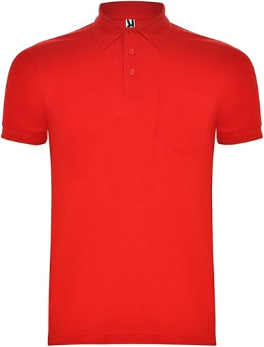 polo rojo hombre