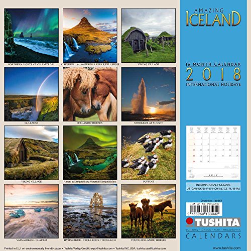 Amazing Iceland 2020: Kalender 2018