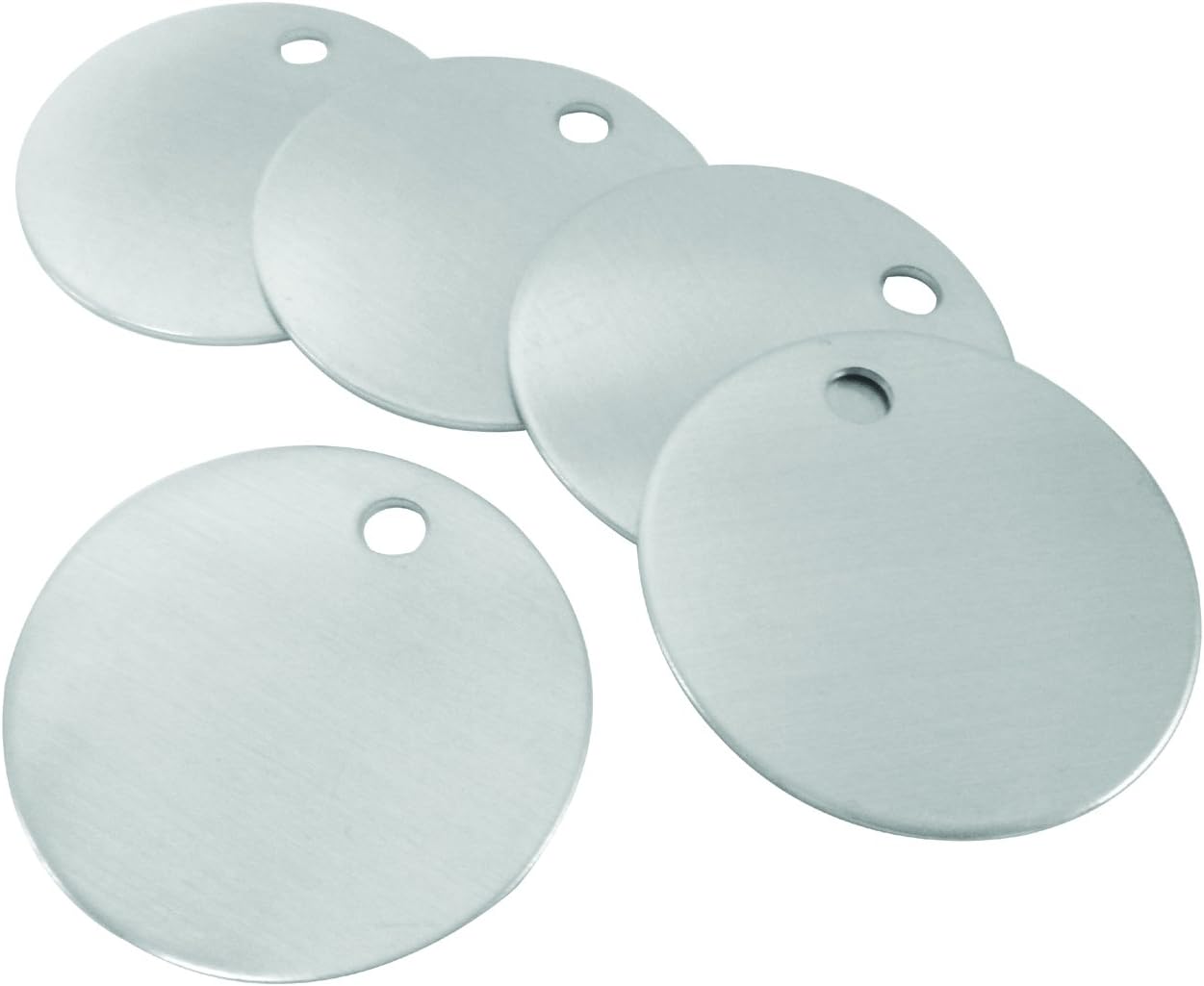 Blank Metal Tags (CH Hanson Series 311) Model 1090A / 1-1/4 Round Aluminum by CH Hanson