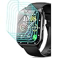 Futanwei [5 Pack] for DUSONLAP Smart Watch MT65 Screen Protector DUSONLAP MT65 Screen Protector 1.85" PET Film [Case Friendly][Anti-Scratch][Bubble Free] Smartwatch Screen Protector for DUSONLAP MT65