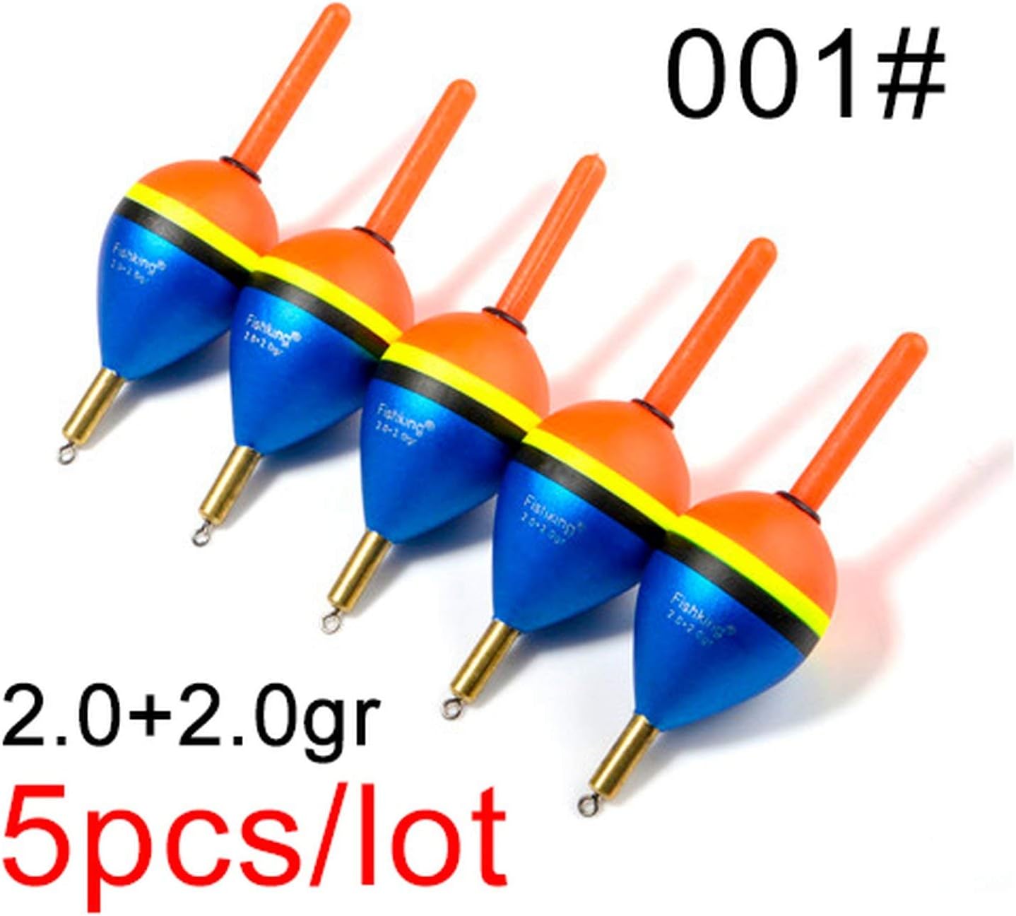 Torn Heaven Fishing Float 5Pcs/Lot Mix Size Float Copper Length 80-85Mm Weight 6.0G/8.5G/9.0G for Fishing Tackle