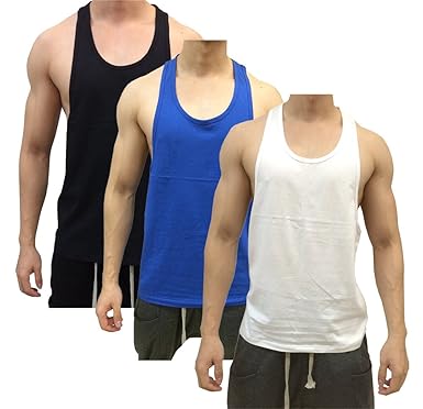 Amazon Toughクッキーのメンズマッスルyバックタンクトップ3パック