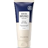 Dead Sea Naturals Soothing Body Cream - rich & nourishing, hydrates intensely, provides instant comfort relief, and softens,enriched with exclusive Dead Sea Minerals, 6.7 Fl.Oz