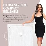 GENIE SPACE Vacuum Storage Bags 110x90cm Airtight 2 Pack for Clothes view 3