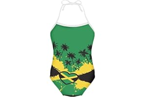 HUGS IDEA Panda Print Cute Girls One Piece Swimsuit Adjustable Swimwear for 3Y-8Y