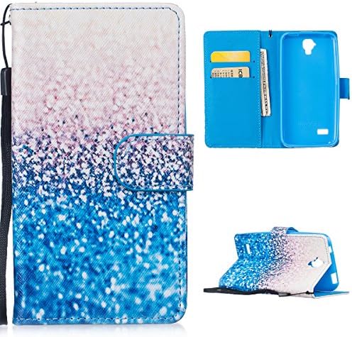 Promama Huawei Y560 Case, Huawei Y560 Leather Wallet Case Book Design Flip Cover Stand [Credit Card Slot] Cover Case Huawei Y560 - Desert
