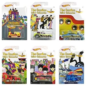 Image of Hot Wheels - Yellow Submarine - Limited Edition Set of 6 Diecast