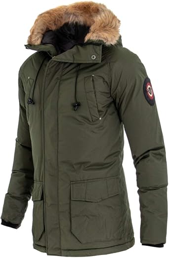 Nuevo Chaqueta Hombre Capucha Pelo | Compra Online a Precios Super Baratos