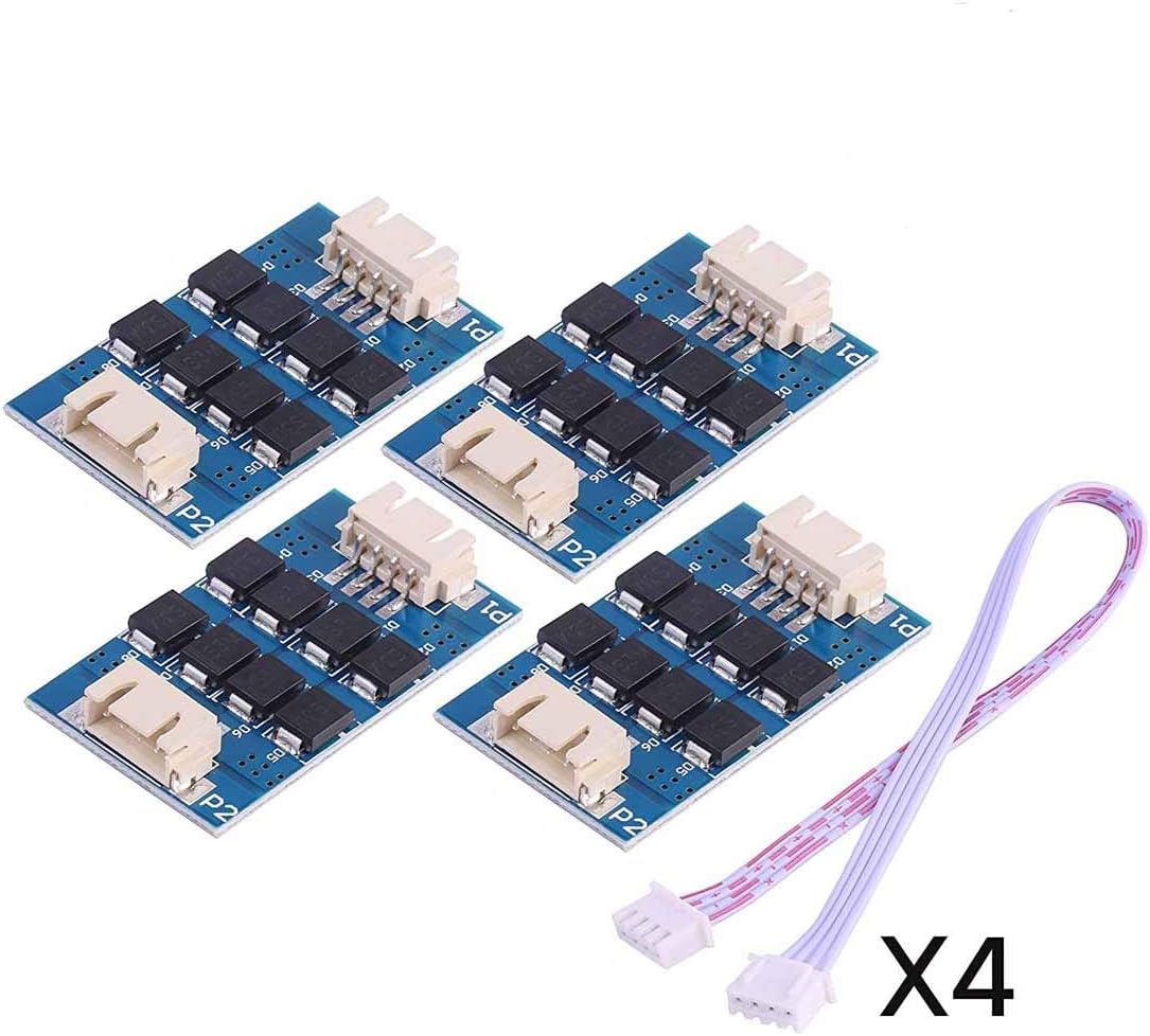 ETMall TL Smoother Addon Module, 4PCS Tl-Smoother Plus, 3D Printer Accessories Filter for Pattern Elimination Motor Clipping Filter A4988 and DVR8255 3D Printer Stepper Motor Driver, MK8 I3